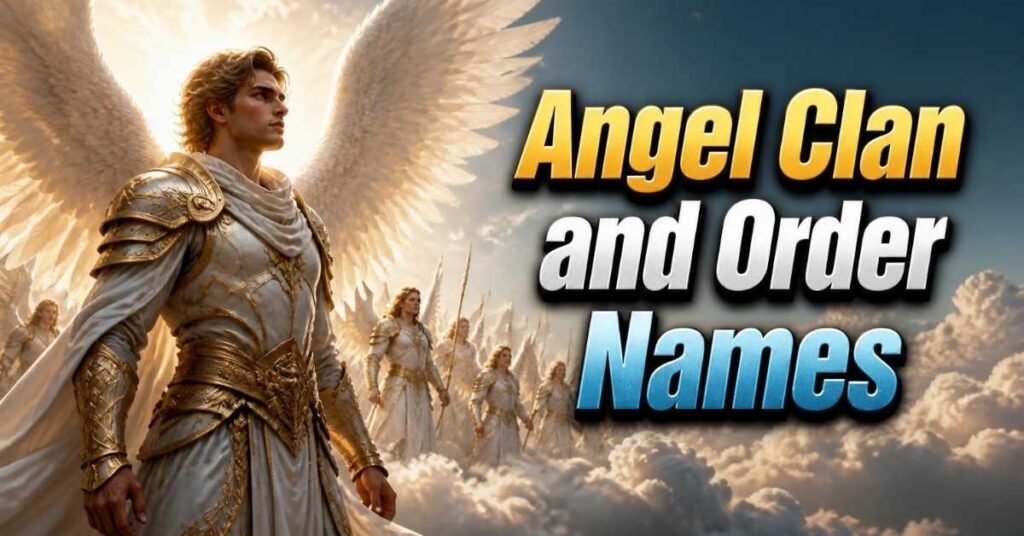 Angel Clan and Order Names