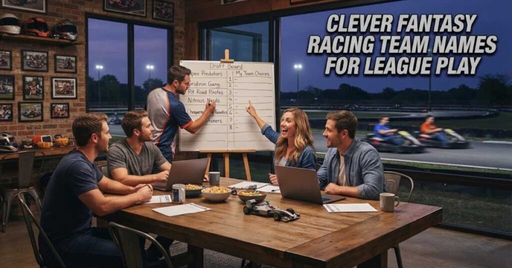Clever Fantasy Racing Team Names for League Play