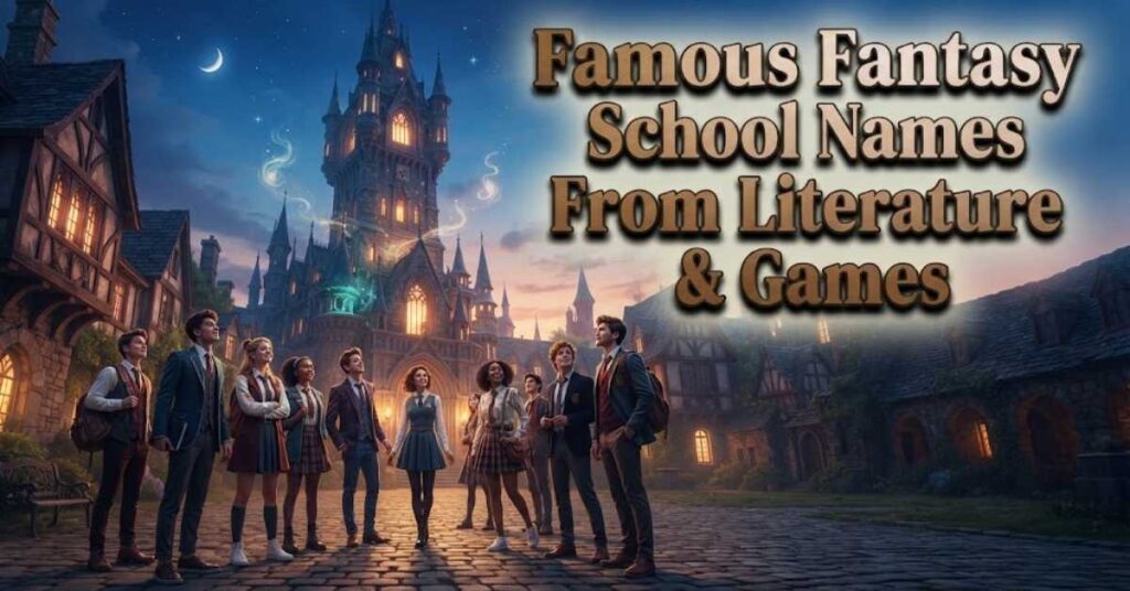 Famous Fantasy School Names From Literature & Games