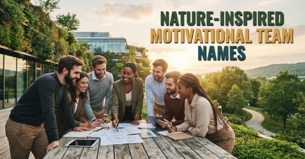Nature-Inspired Motivational Team Names