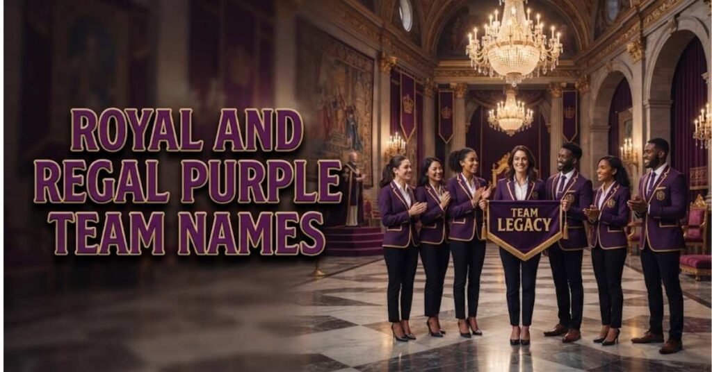 Royal and Regal Purple Team Names