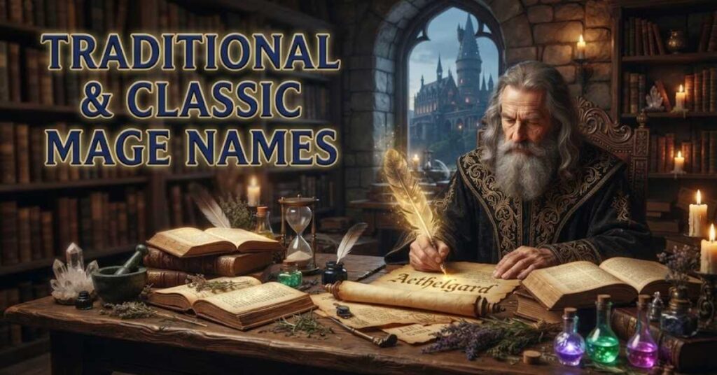 Traditional & Classic Mage Names