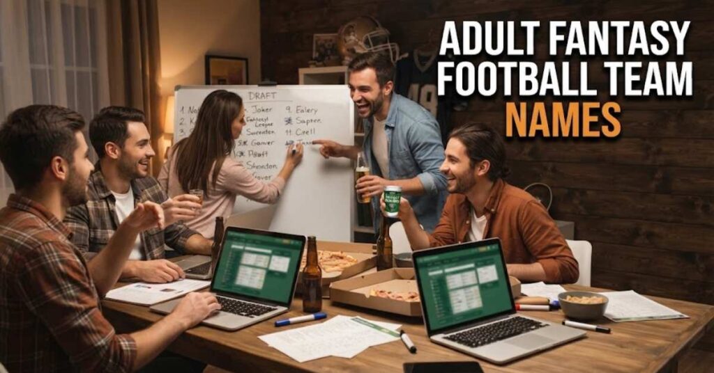 Adult fantasy football team names