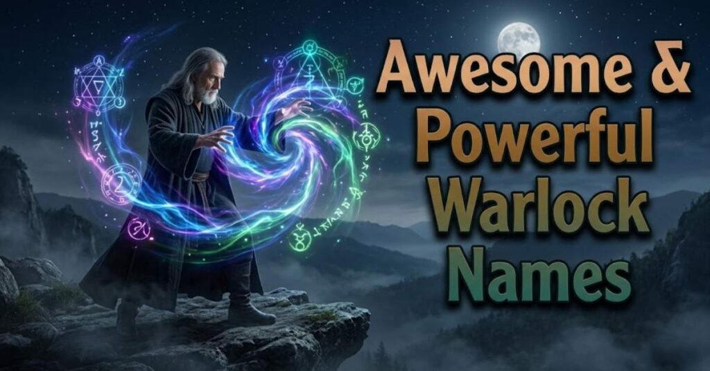 Awesome & Powerful Warlock Names