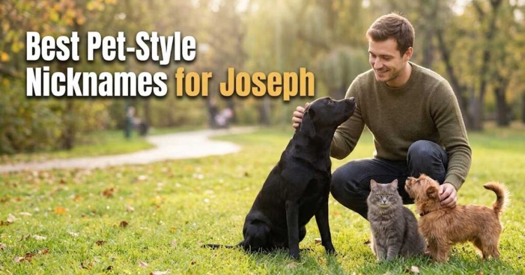 Best Pet-Style Nicknames for Joseph