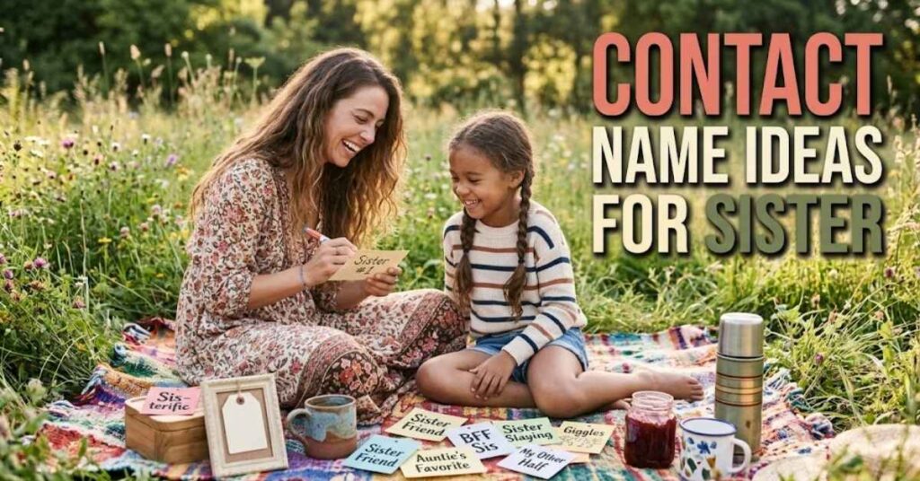Contact Name Ideas for Sister