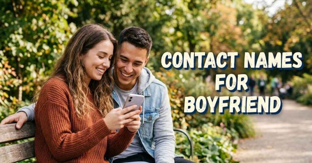 Contact Names for Boyfriend