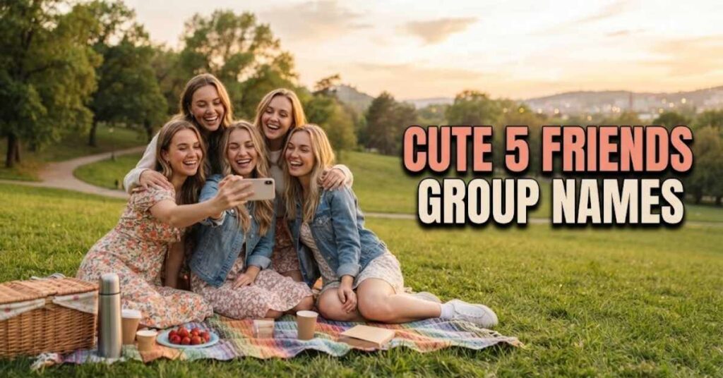 Cute 5 Friends Group Names