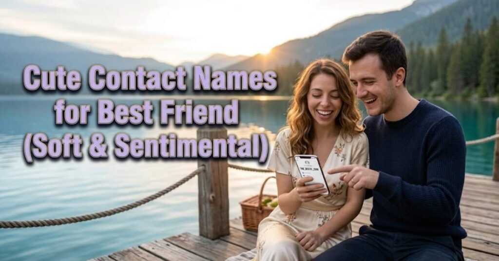Cute Contact Names for Best Friend (Soft & Sentimental)