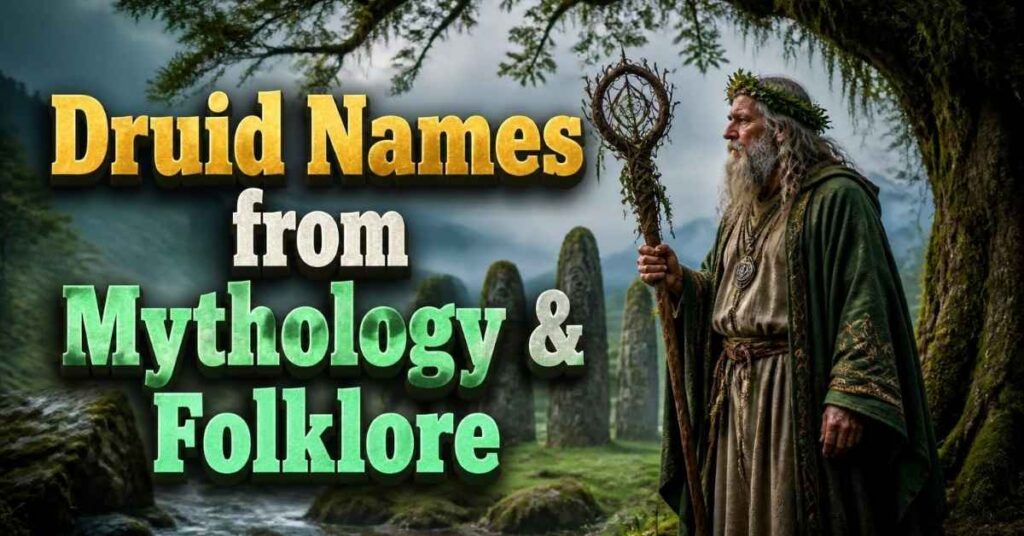 Druid Names from Mythology & Folklore