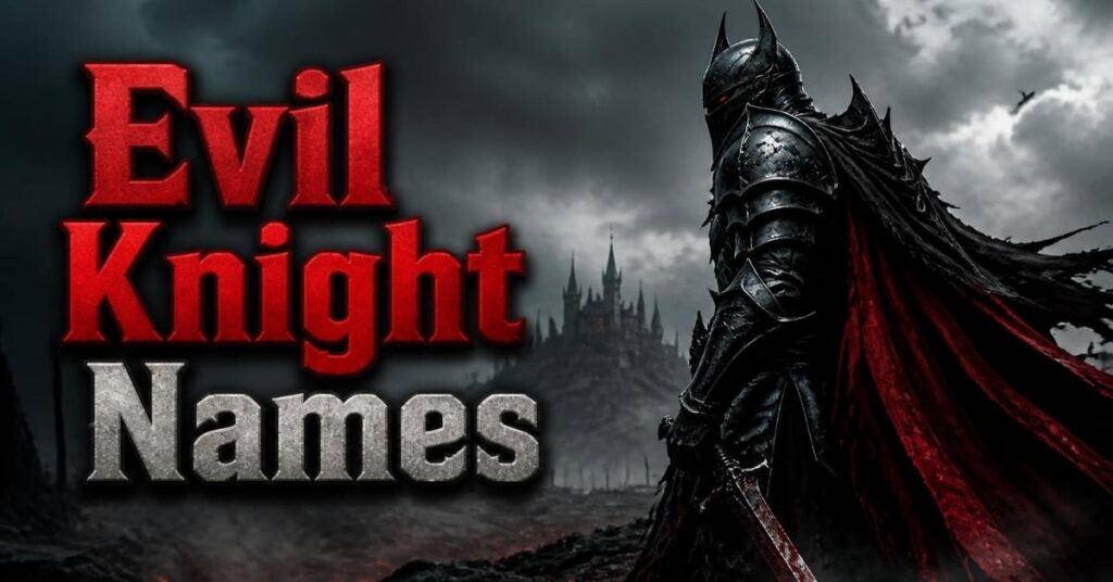 Evil Knight Names