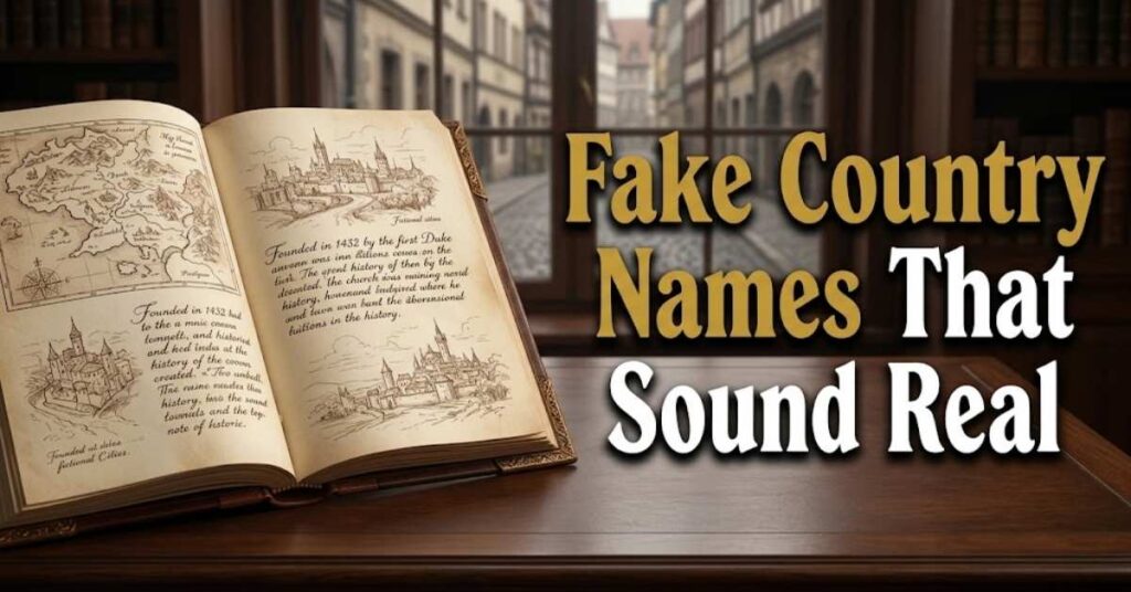 Fake Country Names That Sound Real