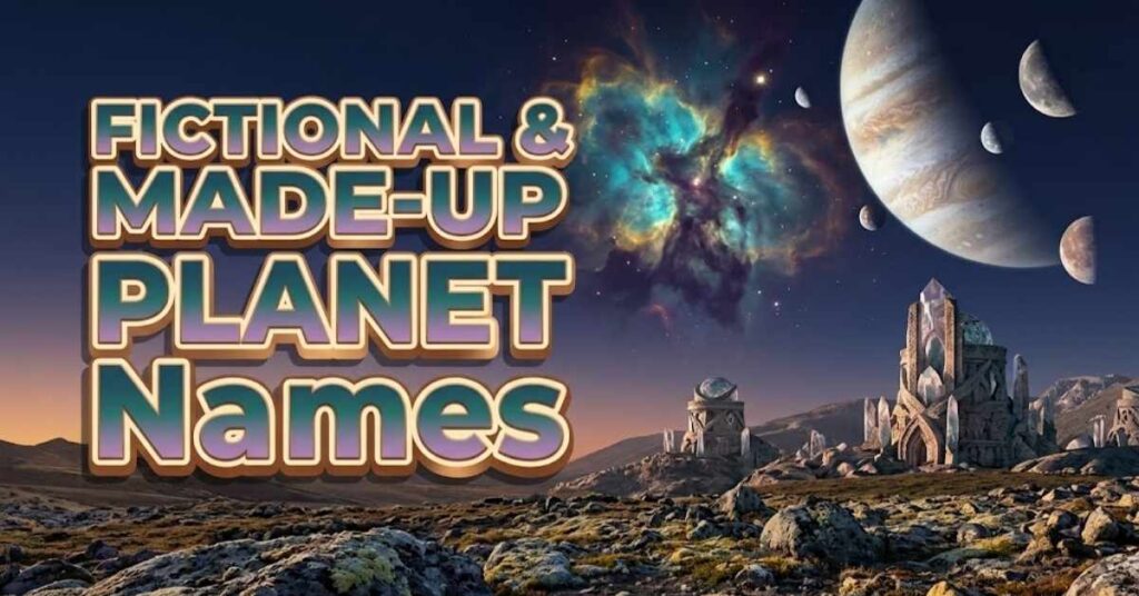 Fictional & Made-Up Planet Names