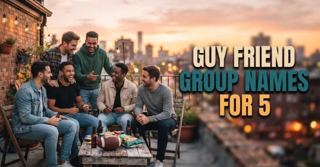 Guy Friend Group Names for 5