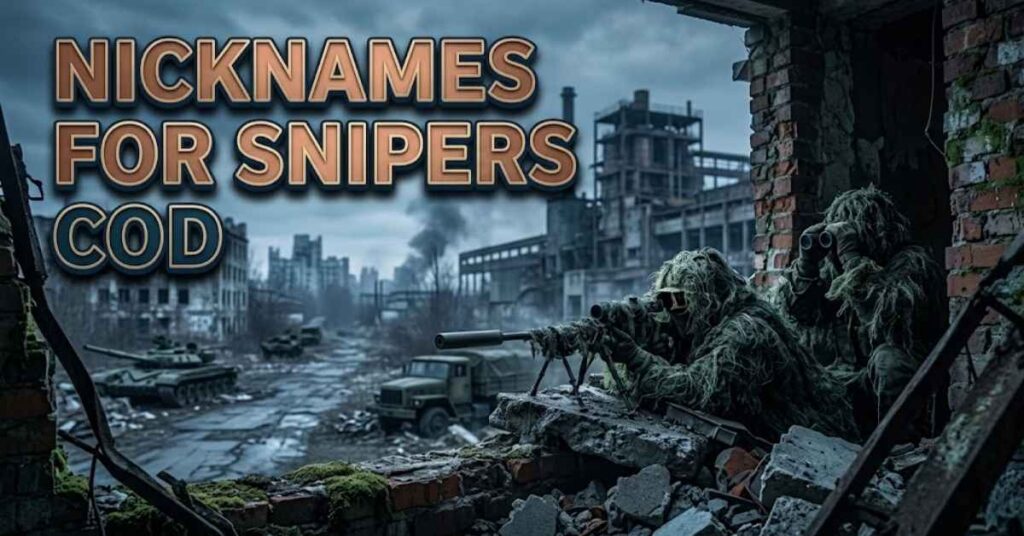 Nicknames for Snipers COD